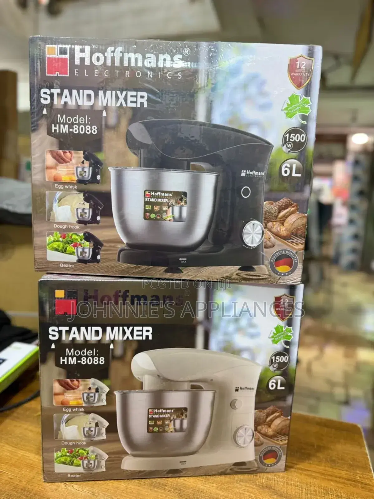 Hoffman Electric Stand Mixer 6l