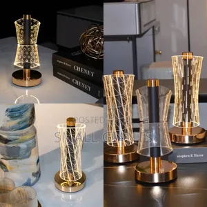 Nordic Simple Minimalist Rechargeable Golden Lamp