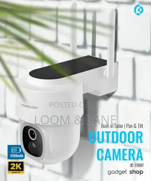 Powerology Solar Pan Tilt Outdoor Camera