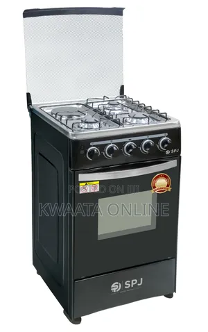 SPJ Full Gas Cooker 50x50cm, 2gas + 2gas Burners and Oven