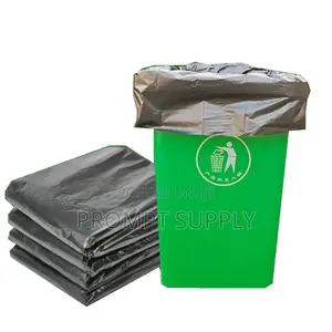 50l Plastic Waste Bin With 20 Pieces of Bin Linners-Green