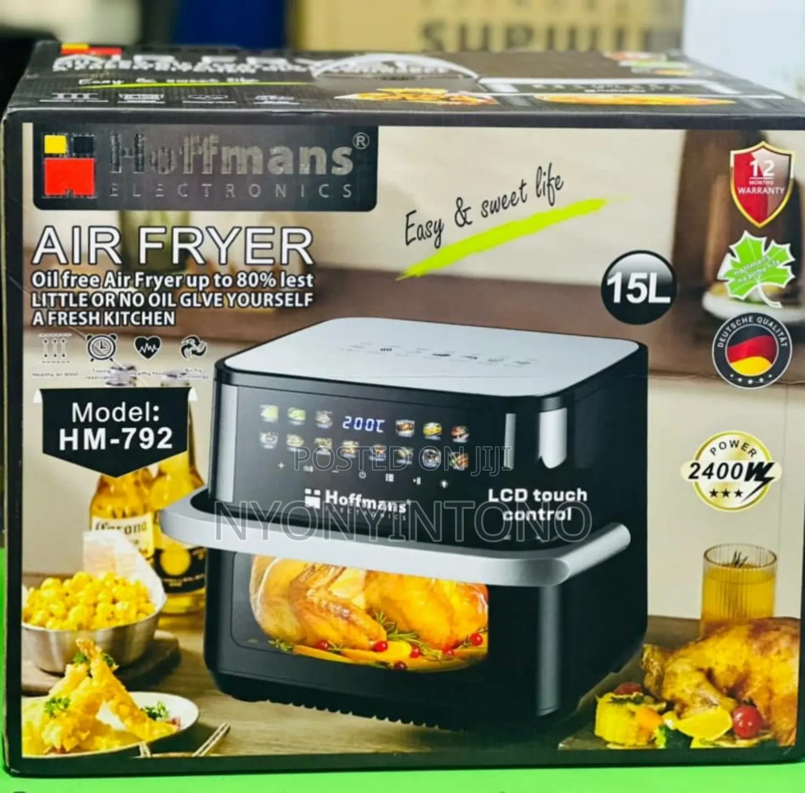 Hoffmans 15litres Digital Air Fryer Hm-792