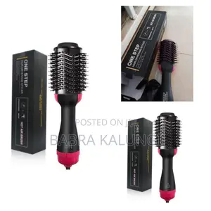 One Step Hot Air, Drying, Straightener Brush