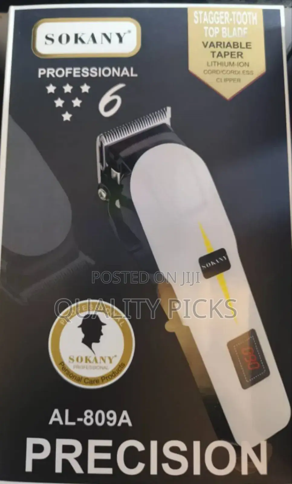 Sokany Rechargeable Cordless Shaving Machine.