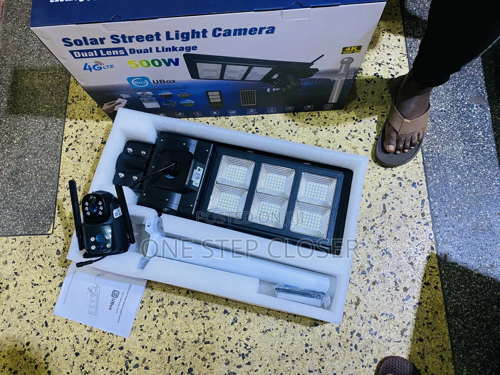 Solar Security Lights With a Camera 500 Wats