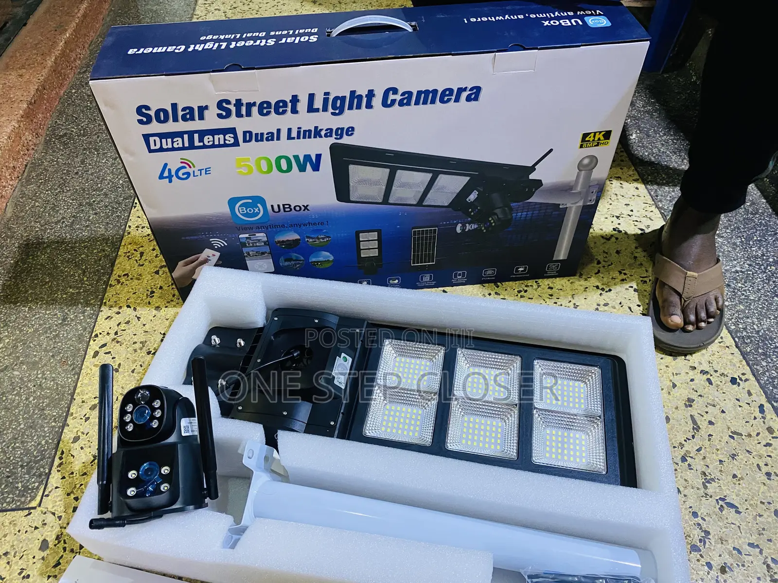 Solar Security Lights With a Camera 500 Wats