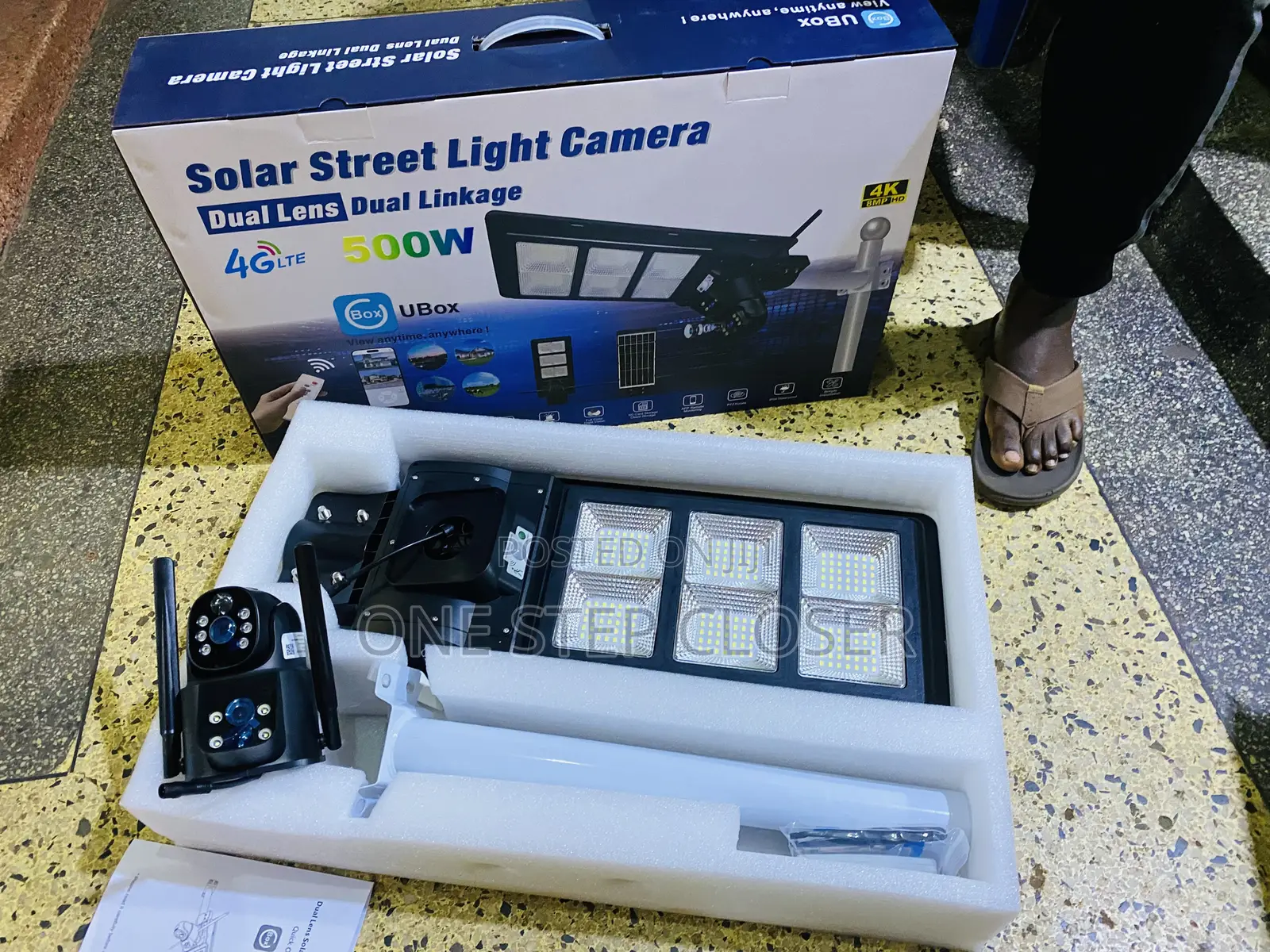 Solar Security Lights With a Camera 500 Wats