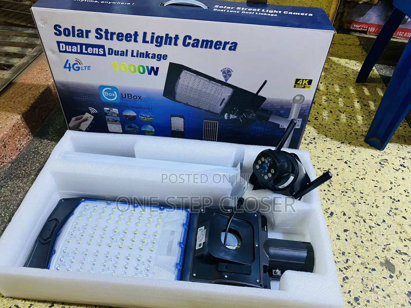 Security Solar Lights With a Camera Which Connects on Phone
