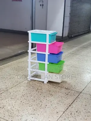Imported Plastic Storage Cabinet Drawer Trolley