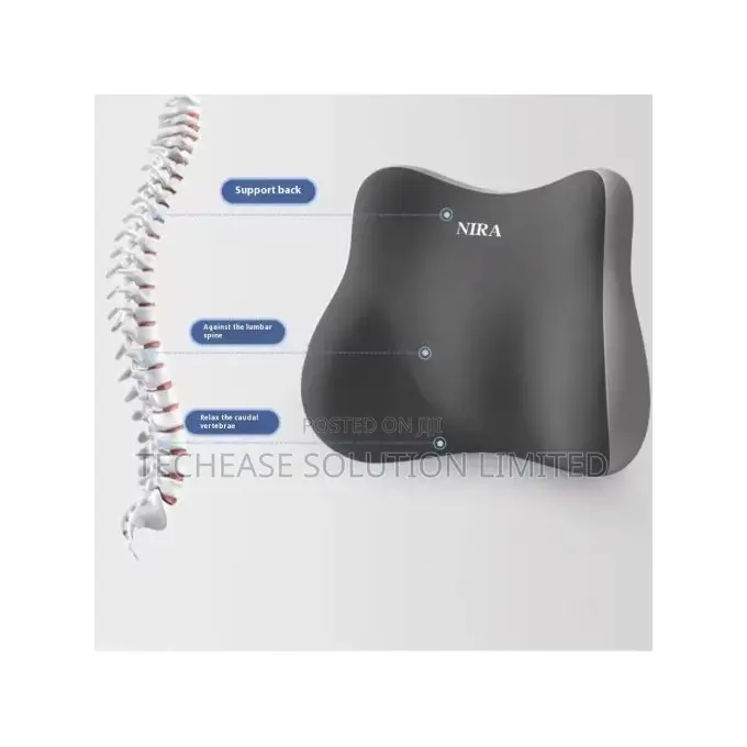 Memory Foam Lumbar Back Cushion Waist Support Pain Relief