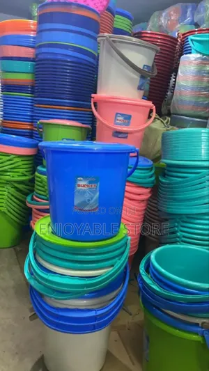 Plastic Buckets 20ltrs School Home Office Garden