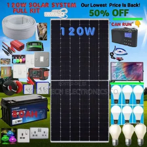 120w Complete Solar Setup / Everything You Need Included