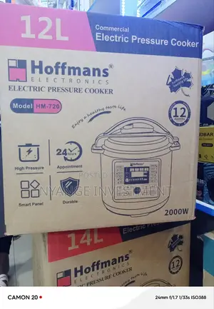 12 L Pressure Cooker. Hoffman Commercial Pressure Cooker