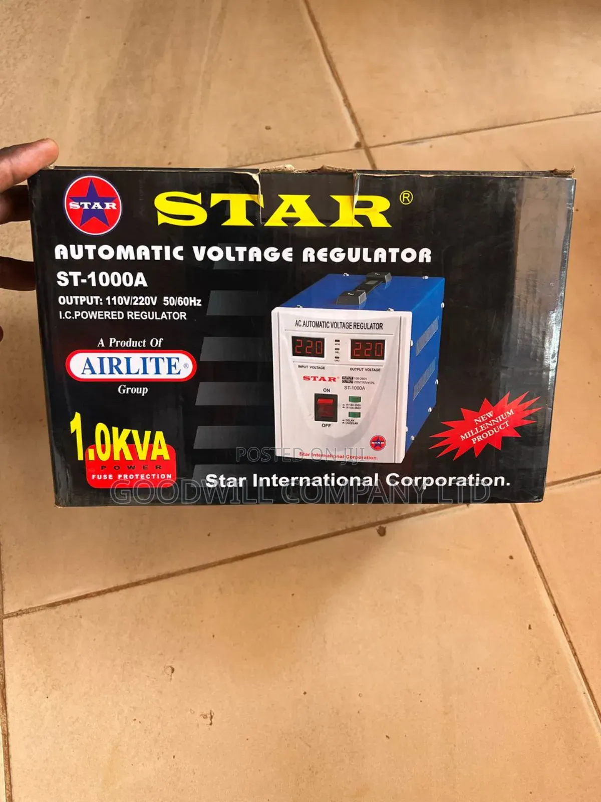 1000w Stabilizer/Automatic Voltage Regulator Green Energy