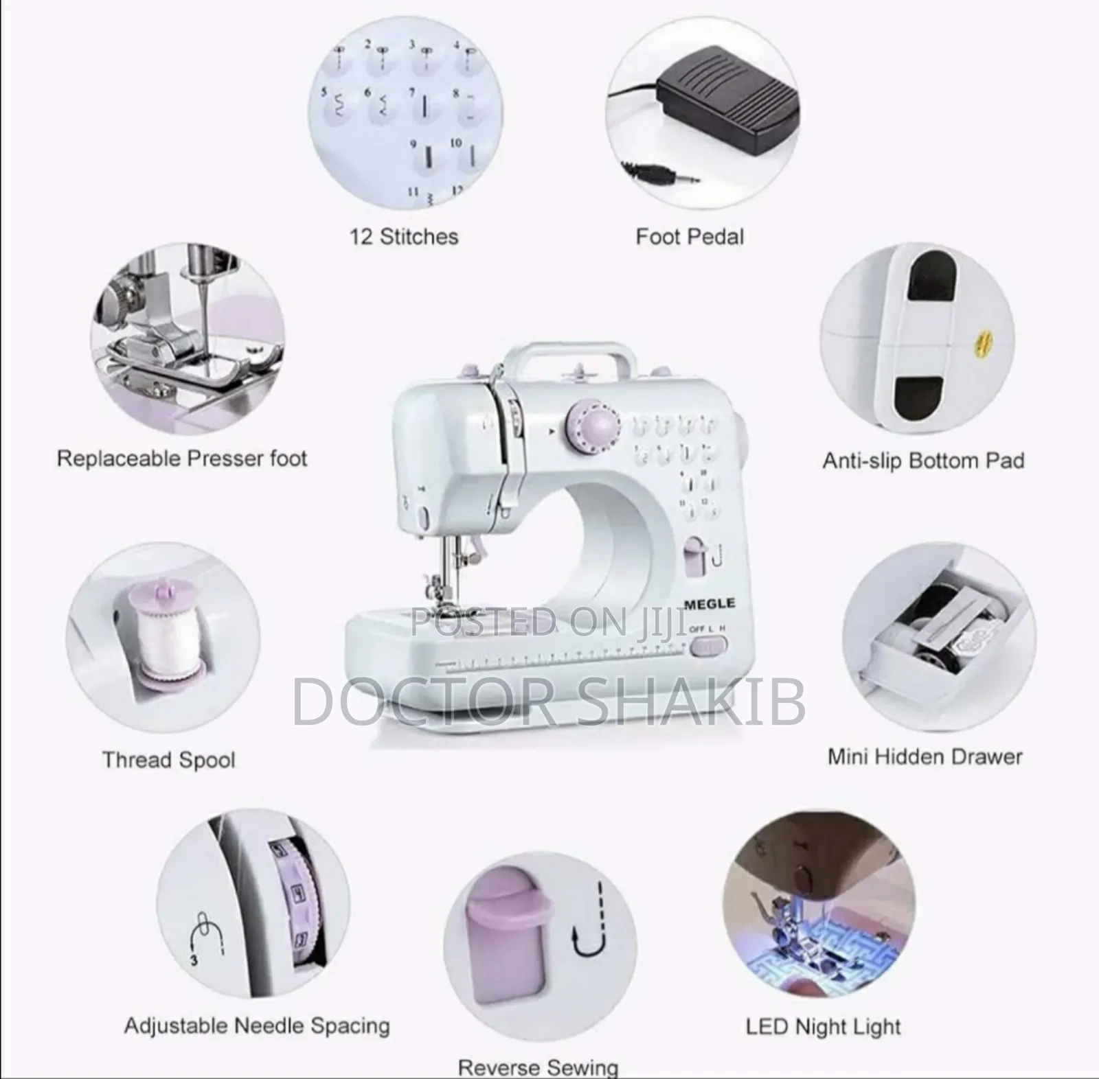 Quality Multi-Functional Mini Household Sewing Machine