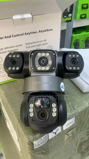 Solar Camera- 3 Lens With Simcard -2 Way Audio And Motion