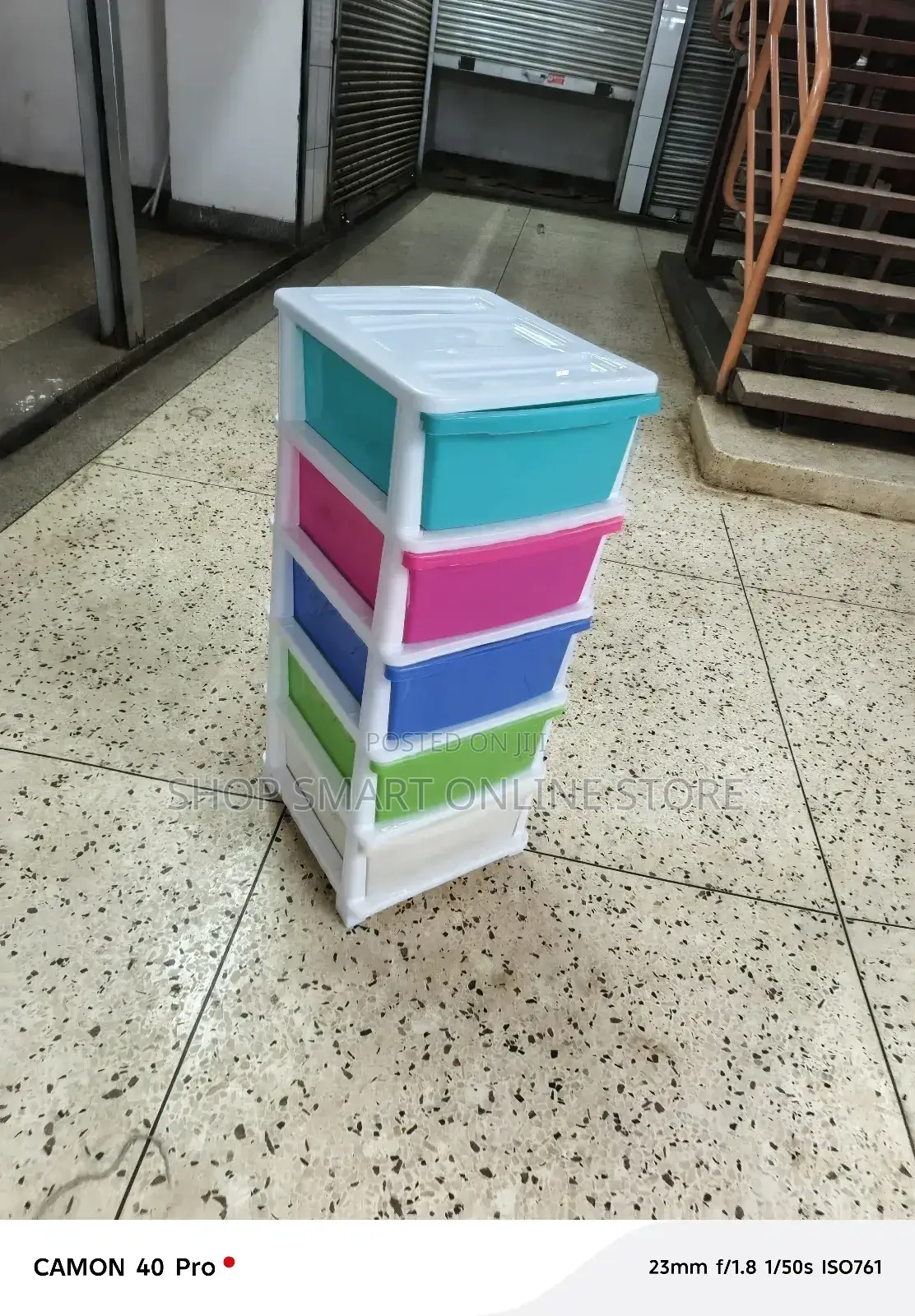 Storage Plastic Cabinet Trolley Organiser