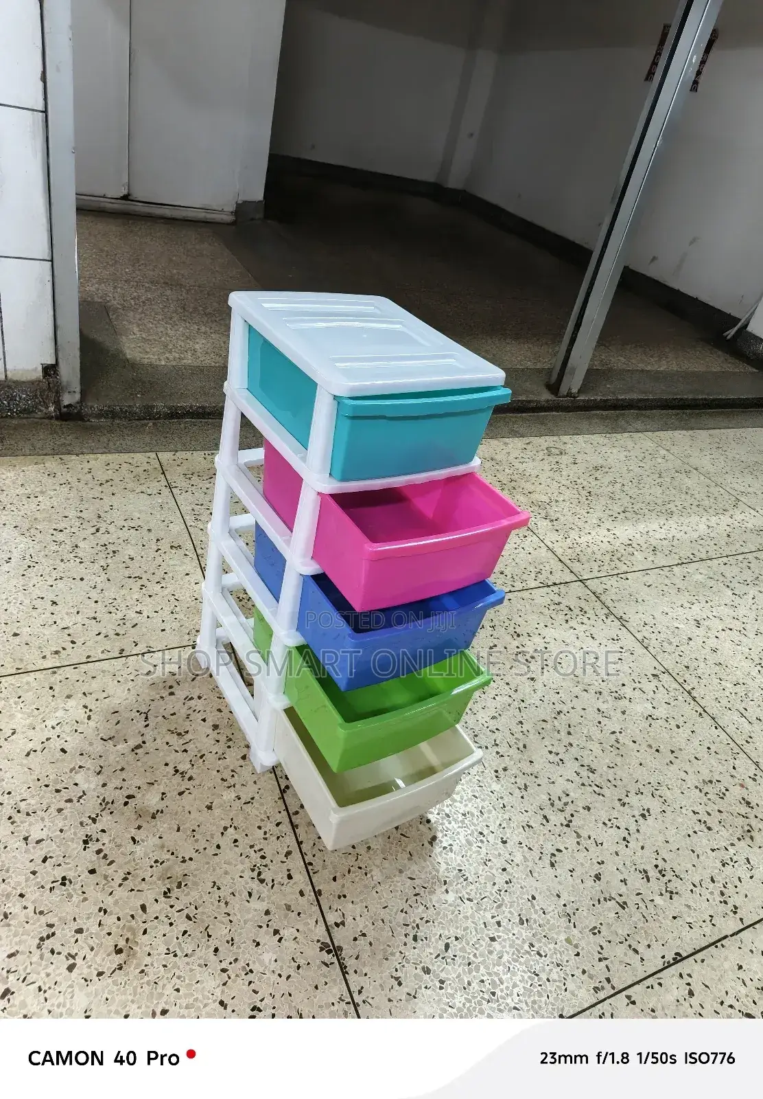 Storage Plastic Cabinet Trolley Organiser
