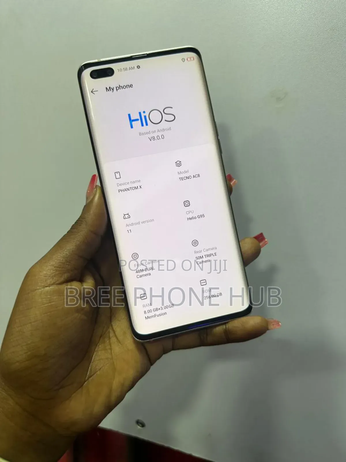 Tecno Phantom X 256 GB Rose Gold