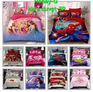 Princess,Spider,Motorcycle Duvets for Babies