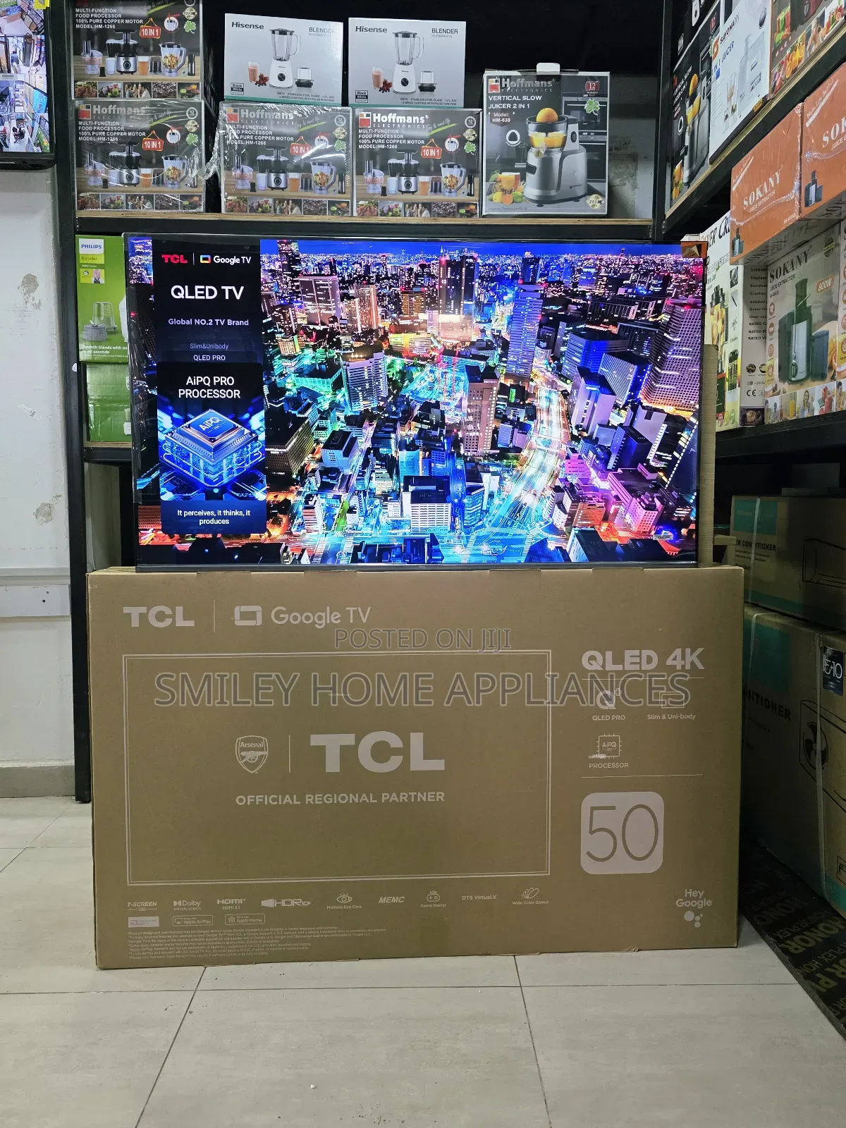 20% Discount Price on TCL 50c655 Qled- Google Android Tv