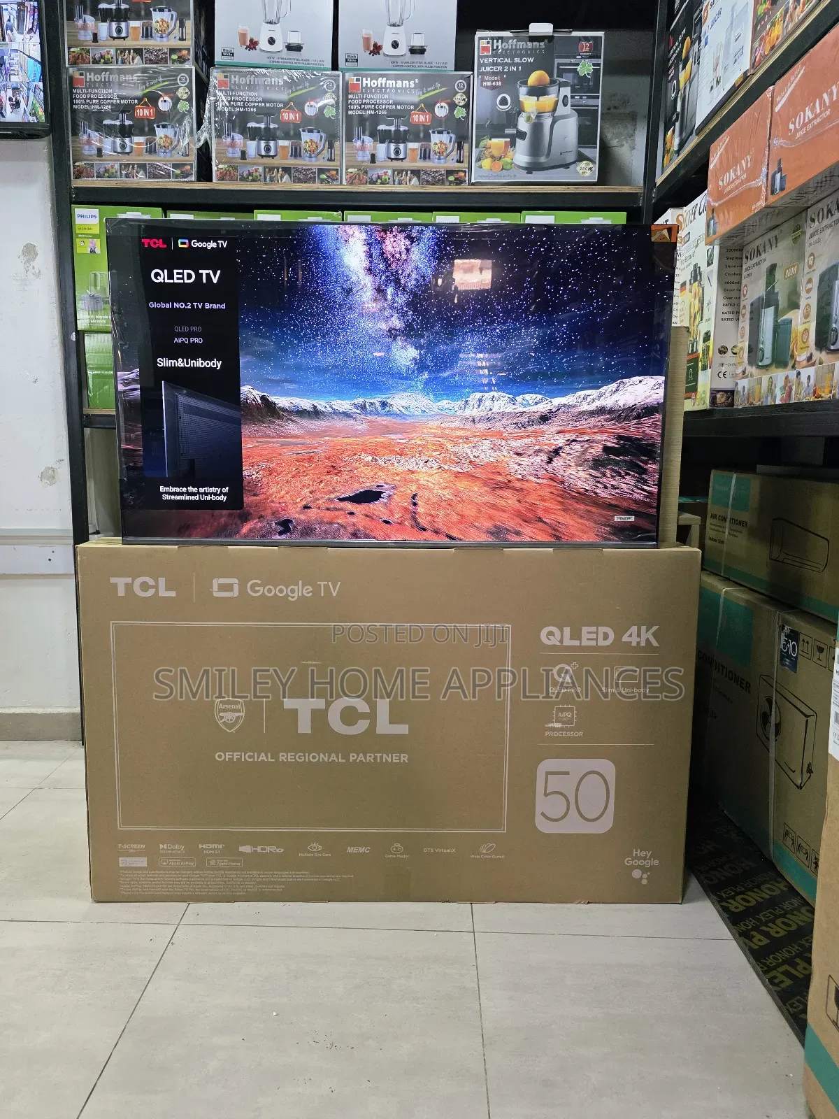 TCL Qled- Quantum Dot Display Google Android Tv 50inches