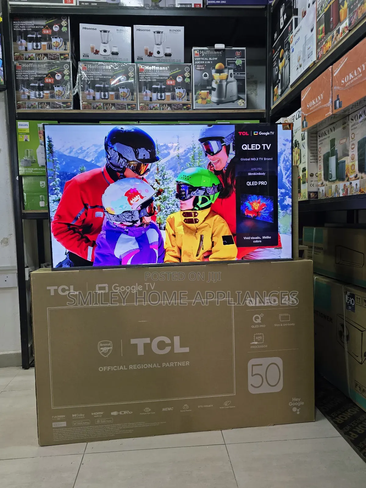 Qled- TCL Quantum Dot Display 50inches Google Tv at Discount