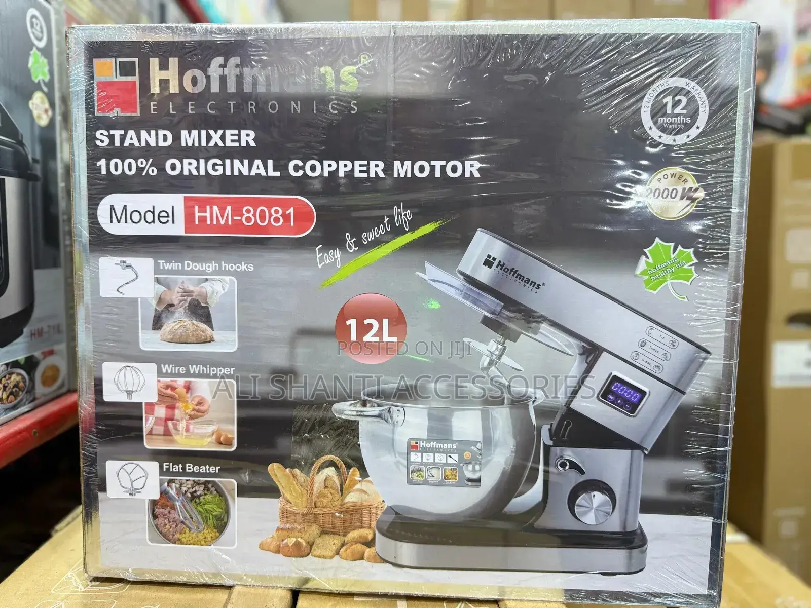 Stand Mixer 12l Hoffman, Electric Stand Mixer Hoffman 12l
