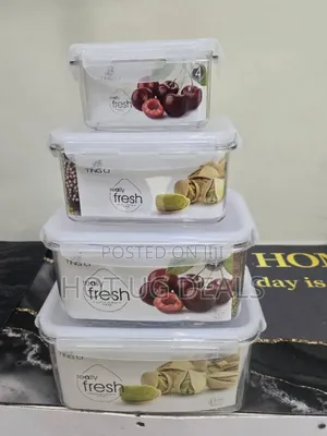 4pcs Food Storage Containers