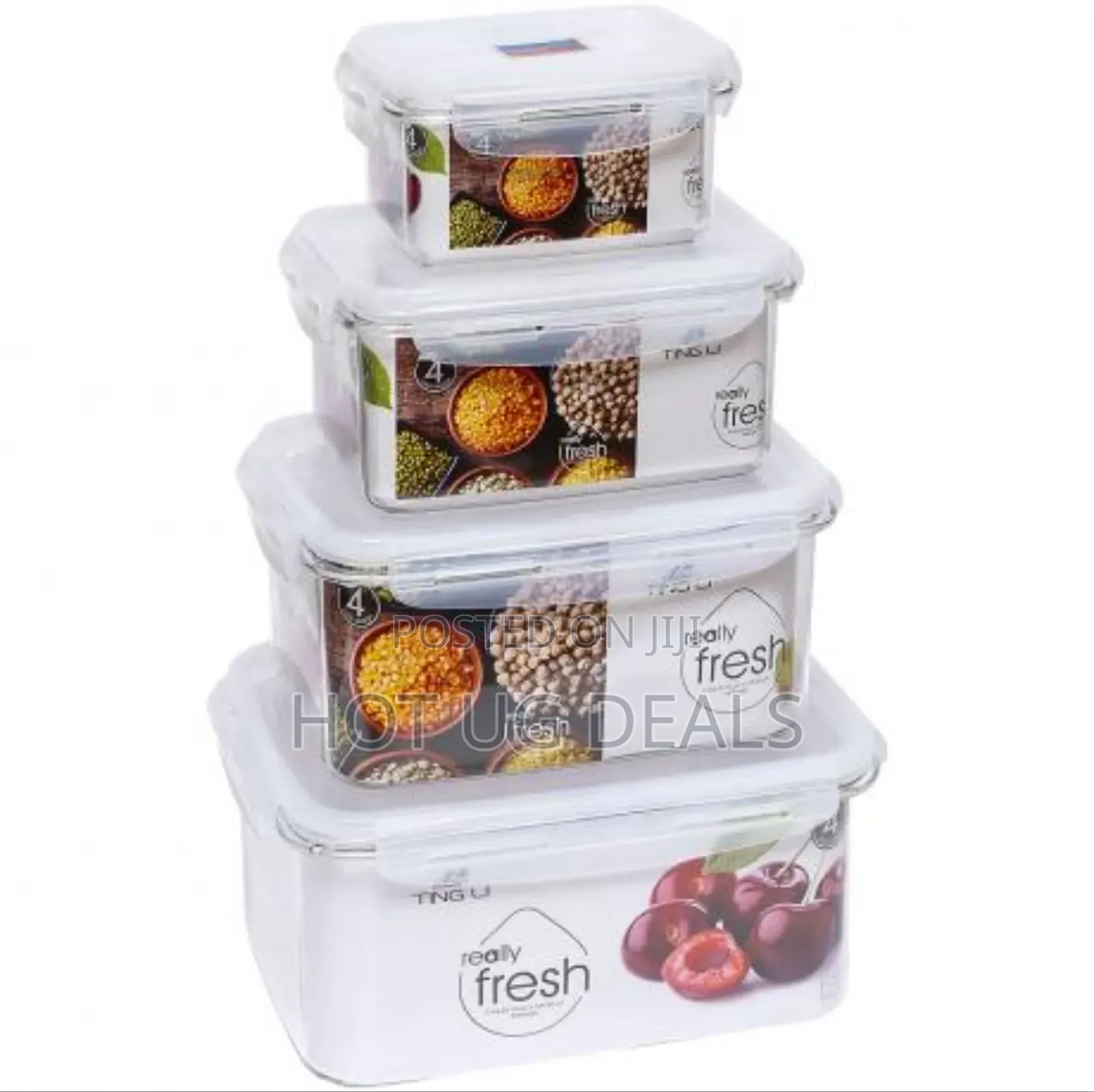 4pcs Food Storage Containers