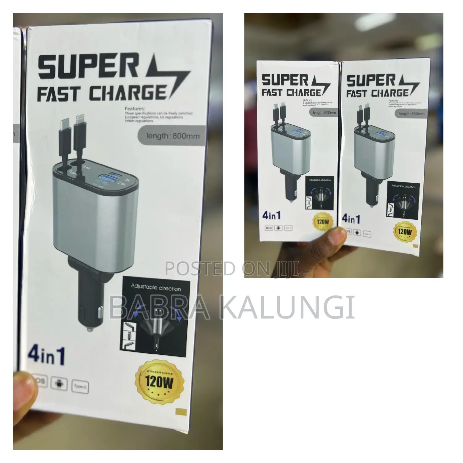 4 in 1 120w Fast Charger