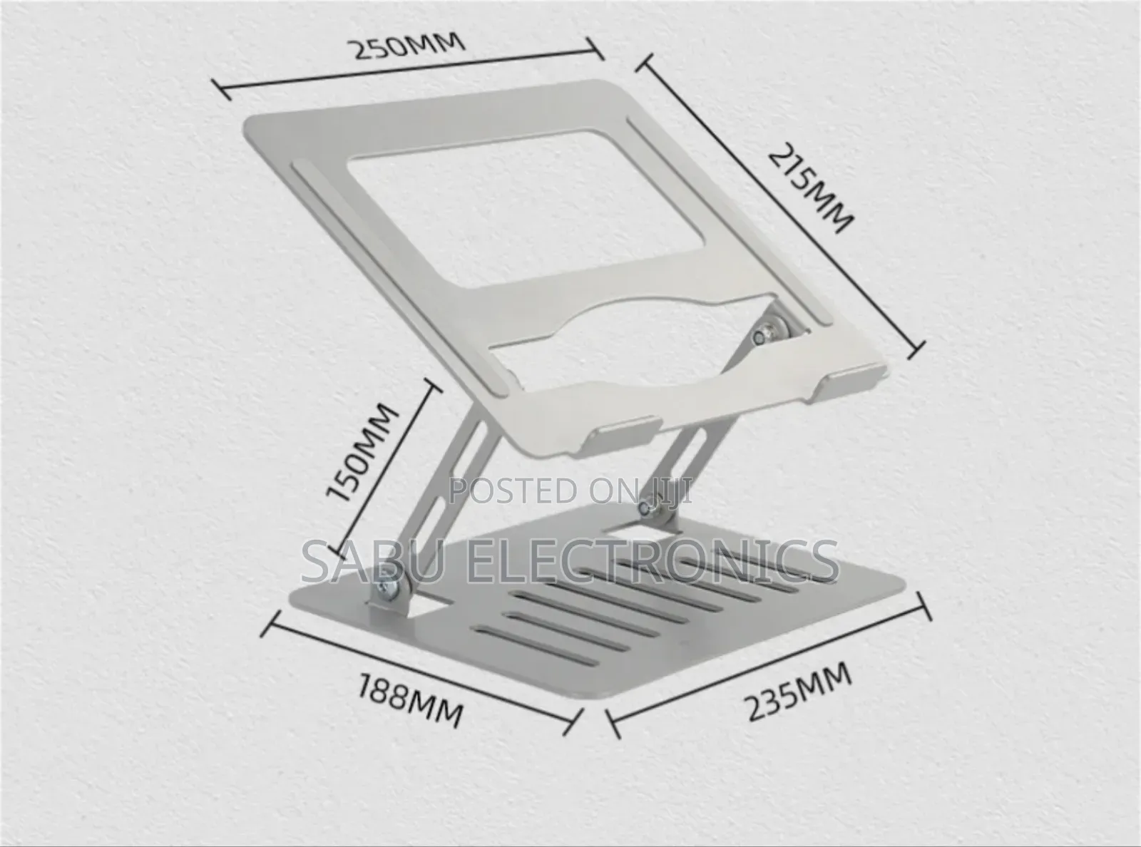 Foldable Laptop Tablet Stand – Strong Metal Build
