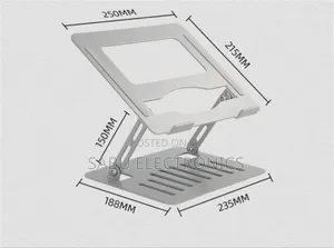 Foldable Laptop Tablet Stand – Strong Metal Build