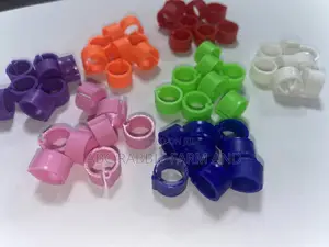 56pcs 8mm Pigeons Ring for Leg Band Multicolor