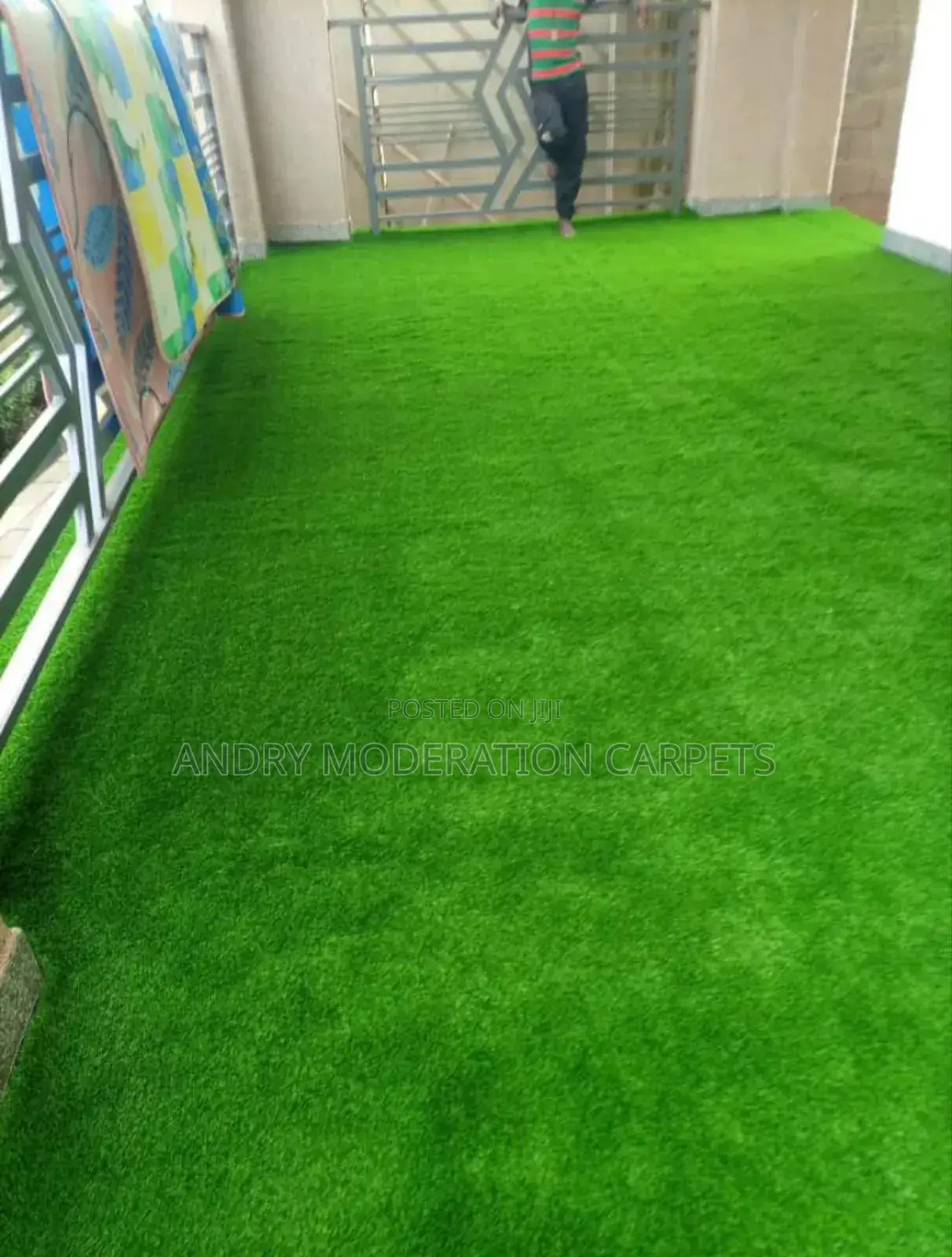 Soft Green Grass Carpet
