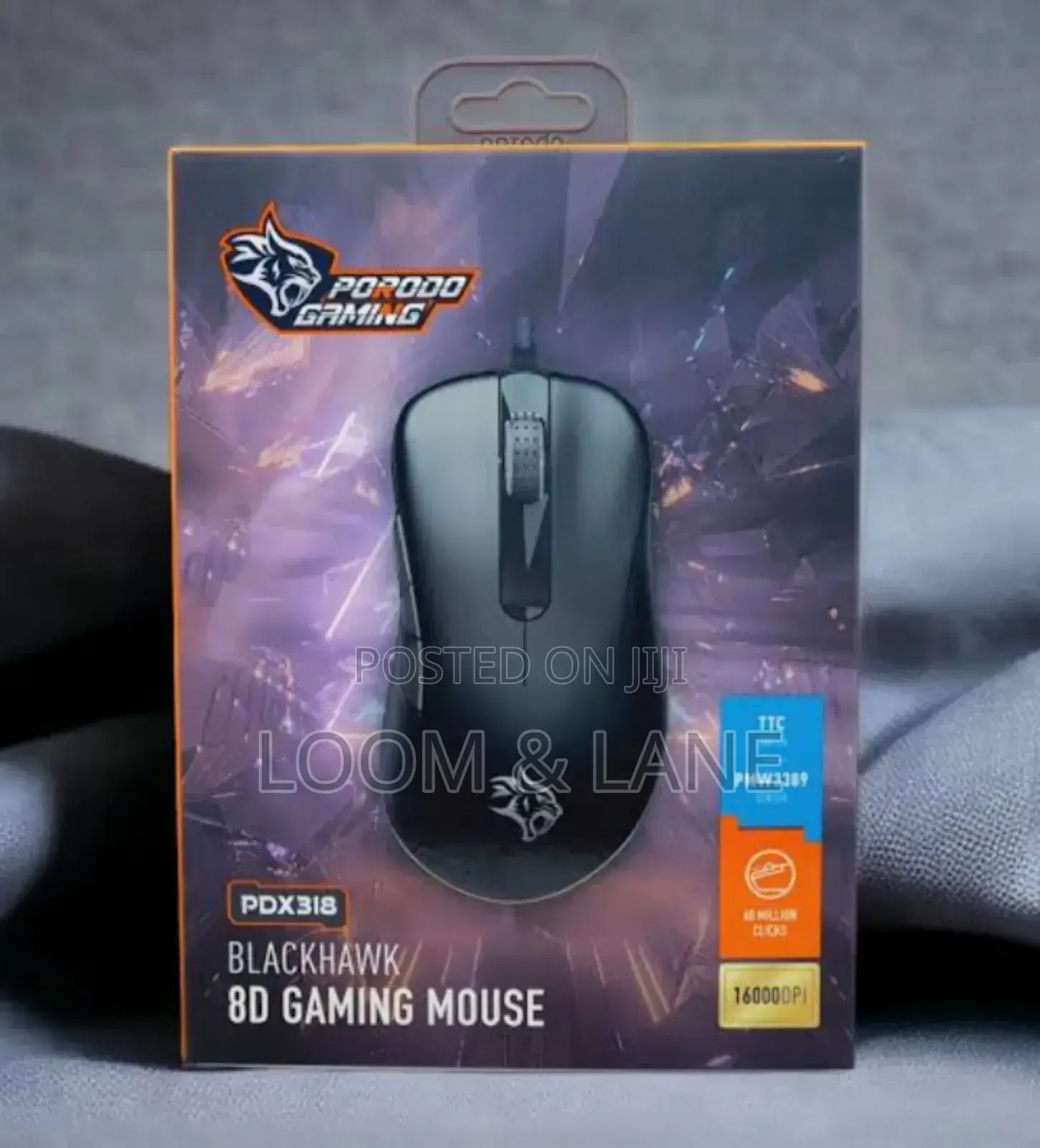 Porodo Gaming Blackhawk 8d Wired Gaming Mouse