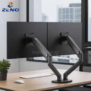 Ergonomic Dual Monitor Mount 17–32 Inch Adjustable Stand