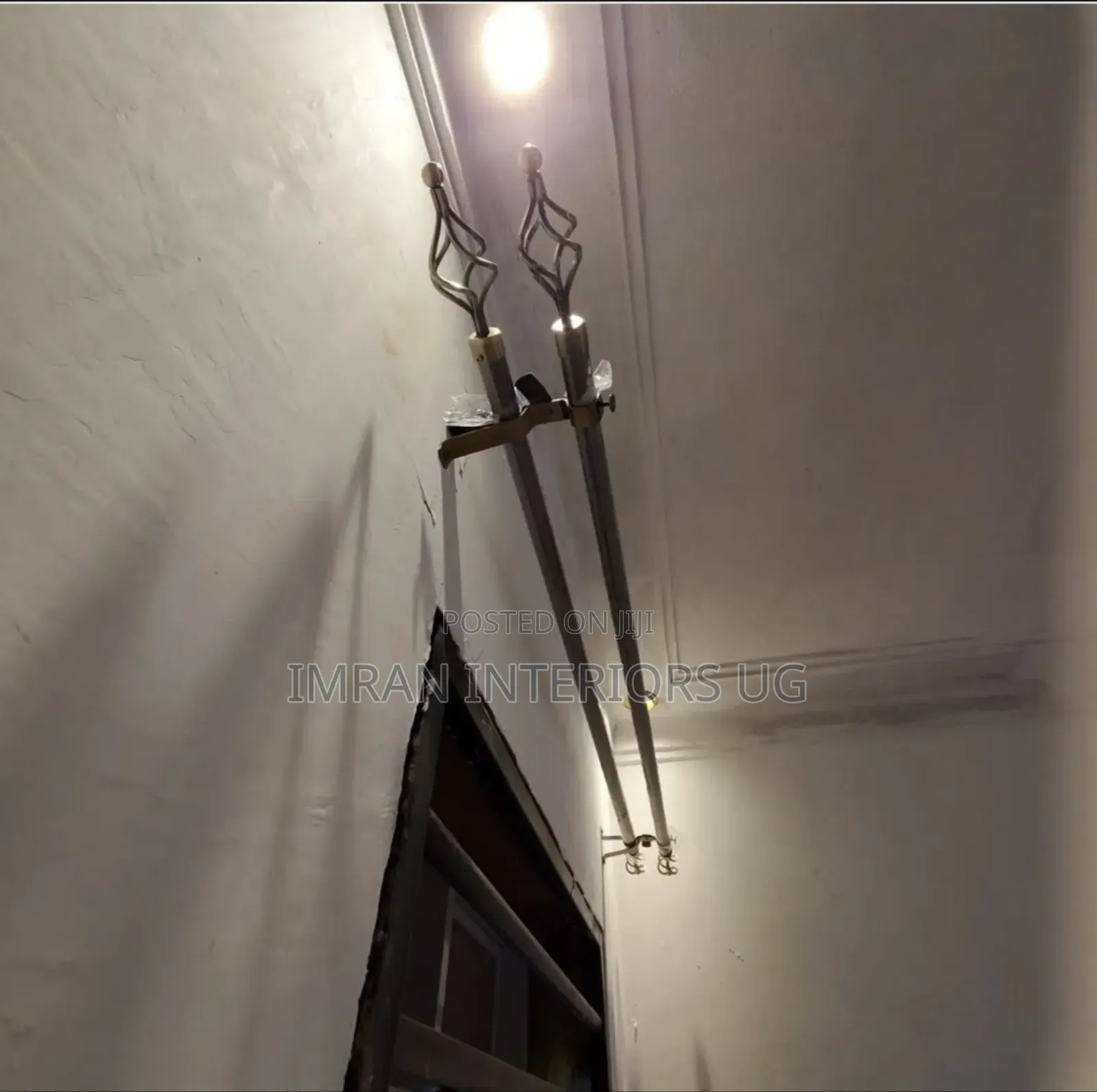 Curtain Rods in Metallic and Plastic Per Meter Available