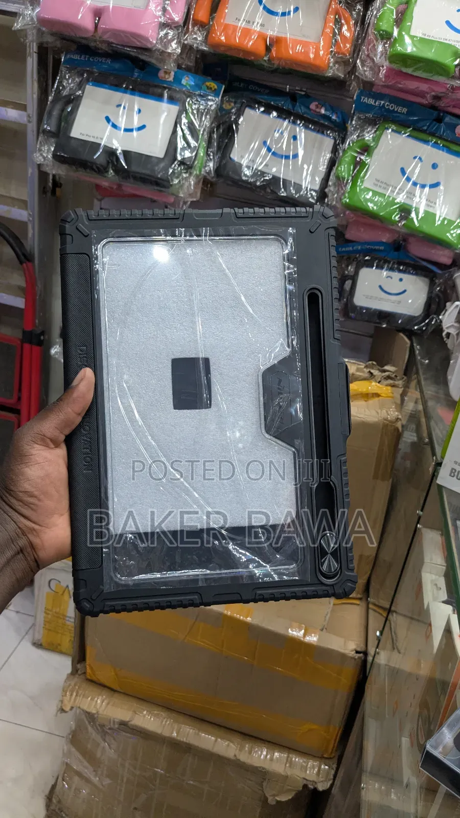 S9 Plus Bumper Leather Case Pro