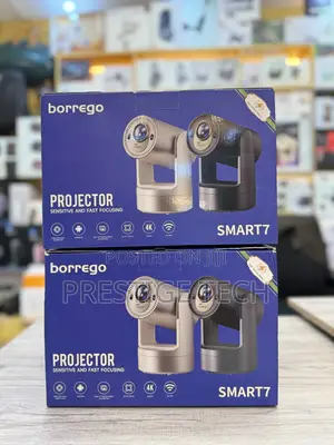 Borrego Smart 7 Projector Rechargeable Projector 3 Hours
