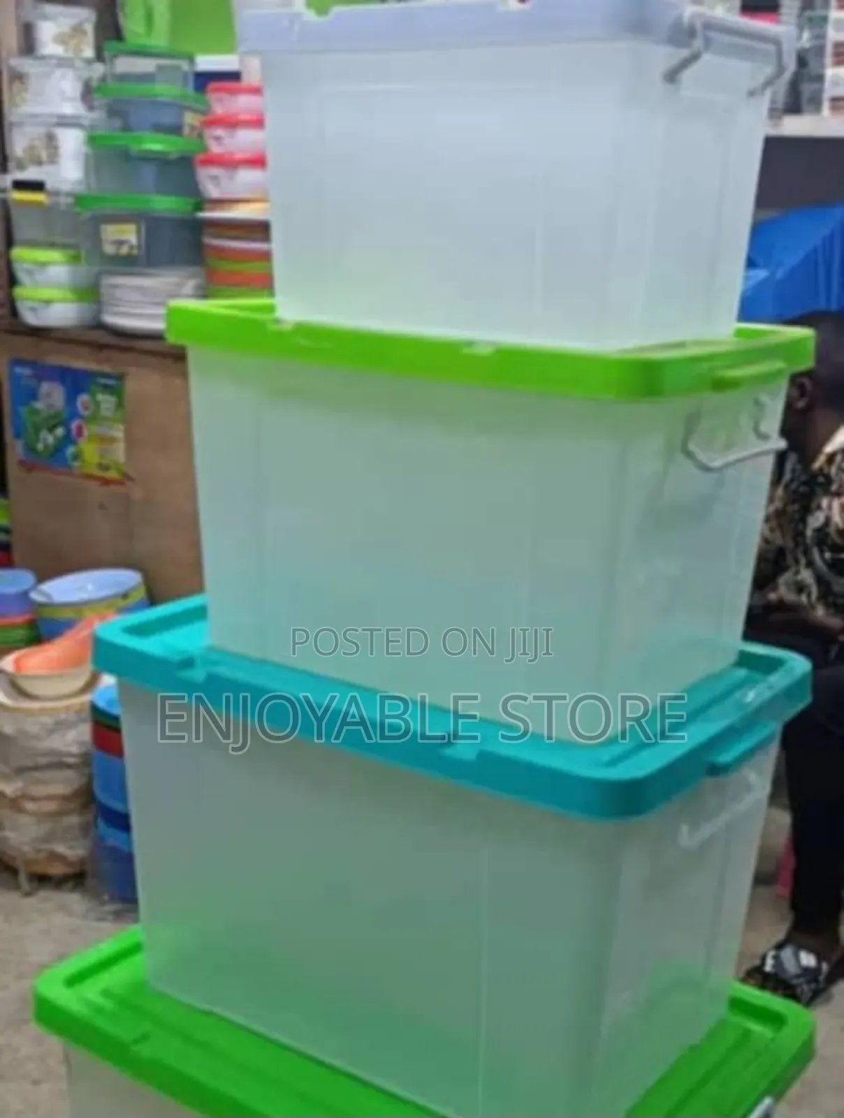 Patio Storage Boxes Plastic Storage Boxes 3pcs
