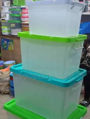 Patio Storage Boxes Plastic Storage Boxes 3pcs