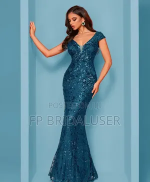 Bridesmaids Dresses for Hire Peacock Blue 4pcs
