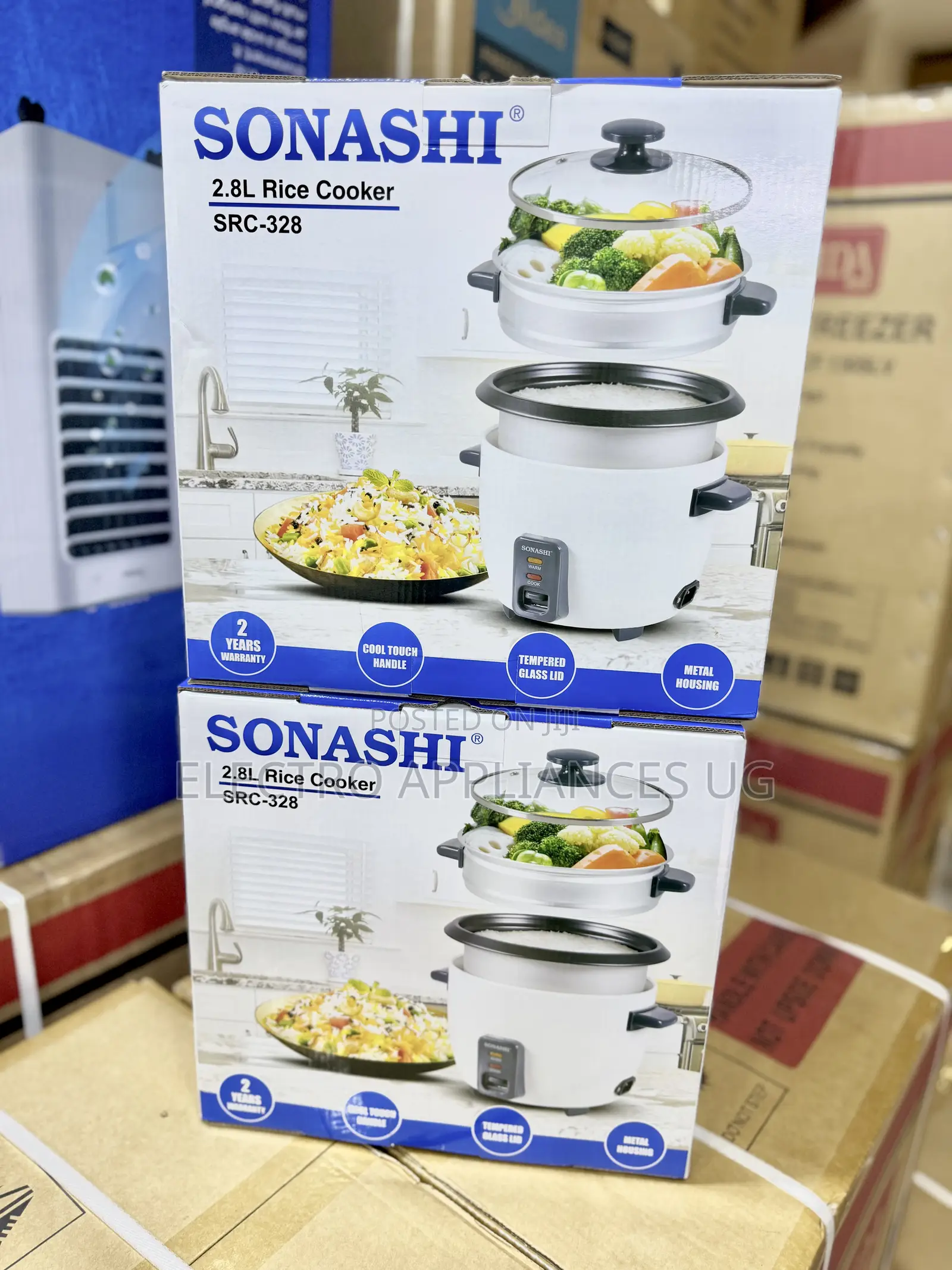 Sonashi 2.8l Rice Cooker With Steamer, Model SRC-328
