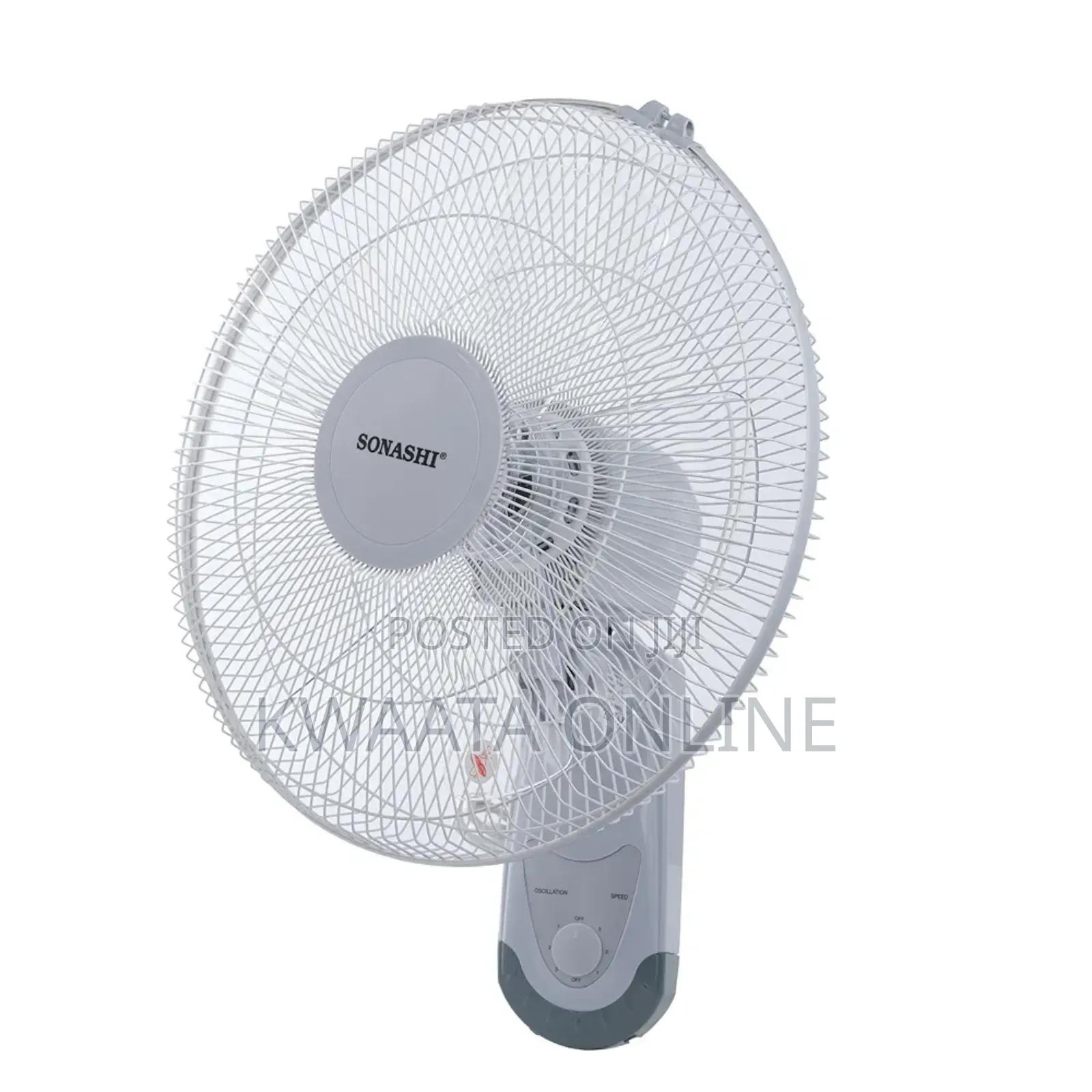 16in Sonashi Sf-8029w Wall Hanging Fan, Double String Switch
