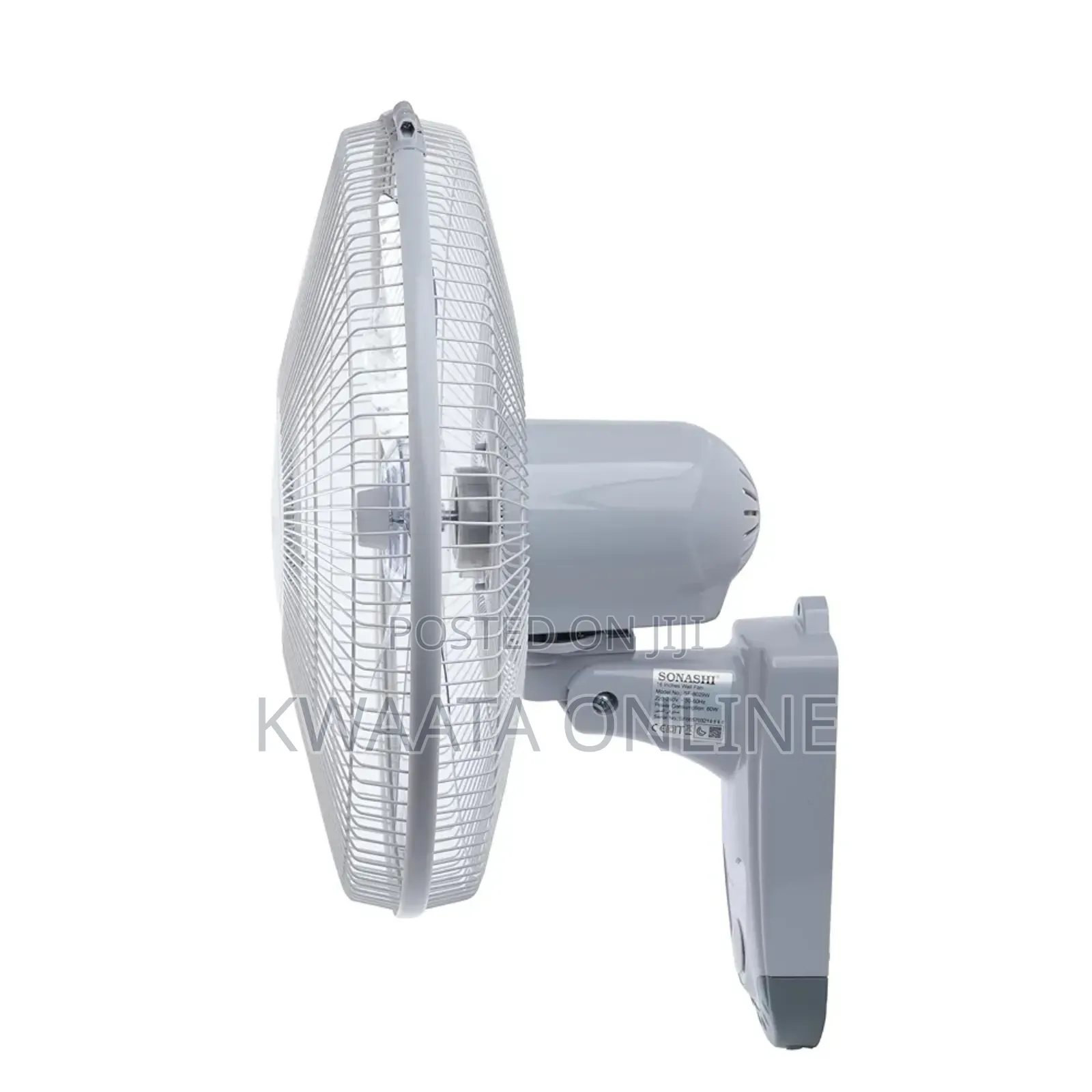 16in Sonashi Sf-8029w Wall Hanging Fan, Double String Switch