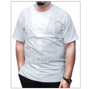 Kitengi White-Linen Shirt. Men's