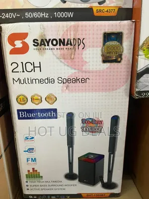 Sayona 2.1ch Multimedia Speaker Home Theater – Black