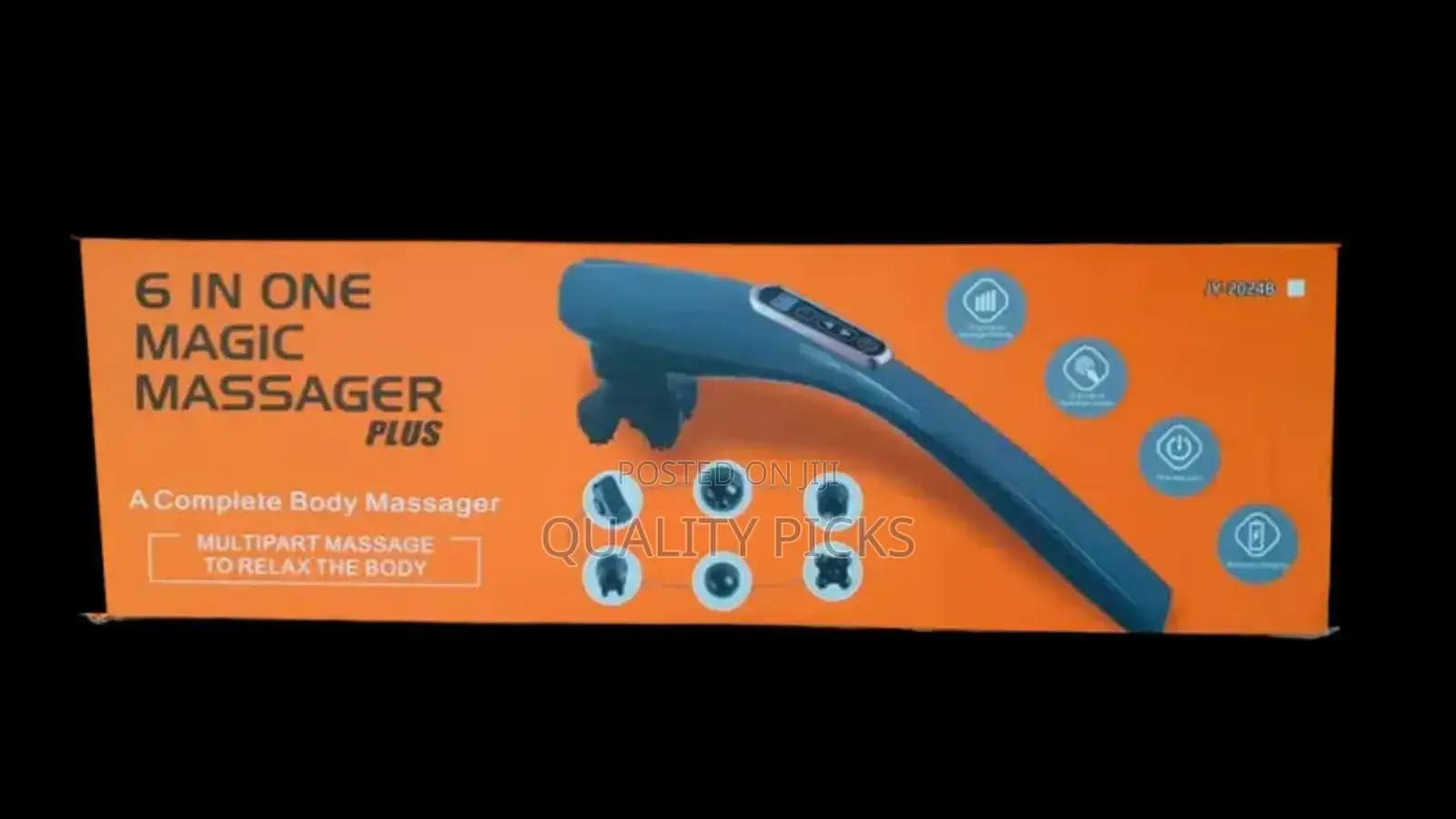 Electric Body Massager Machine - /Black