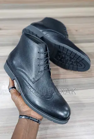 Men’S Black Clarks Oxford Formal/Gentle Leather Boots